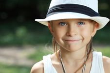 Boy In Hat Royalty Free Stock Photo Boy In Hat Royalty Free Stock Photo