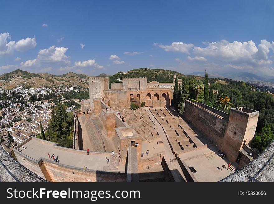 Maze or laberinth of Alhambra Palace, in Granada, Spain. Maze or laberinth of Alhambra Palace, in Granada, Spain.