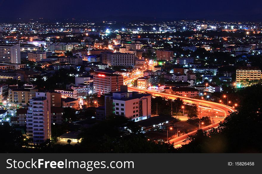 S Curve Freeway to Pattaya City, Thailand