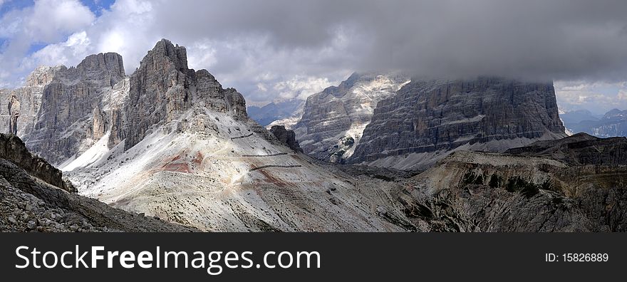 Landscape Dolomites of northern Italy