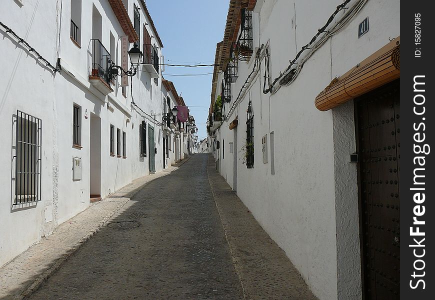 Street of the old town. Street of the old town