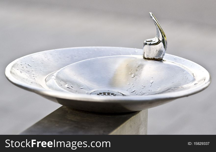 Shot of a Fountain with blurred background