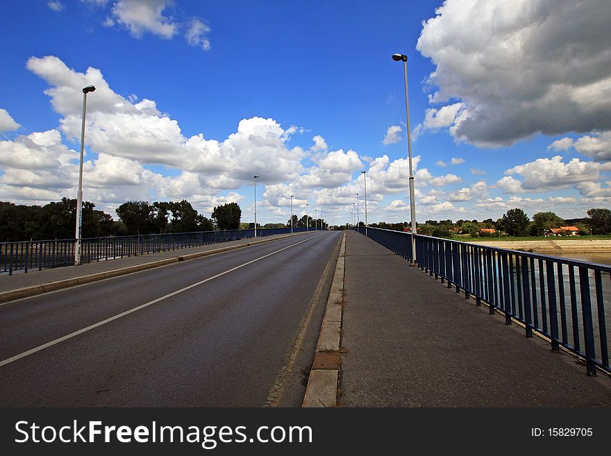 Bridge of Osijek, in Croatia