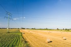 Country Landscape In Summer Royalty Free Stock Image