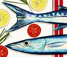 Fish Cooking Preparation Stock Photo Fish Cooking Preparation Stock Photo