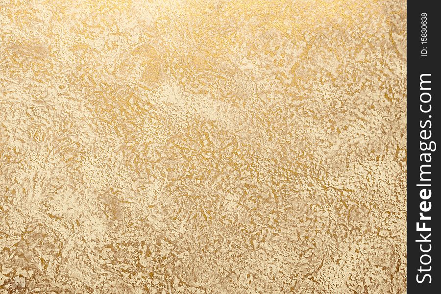 Abstract golden paper background, texture