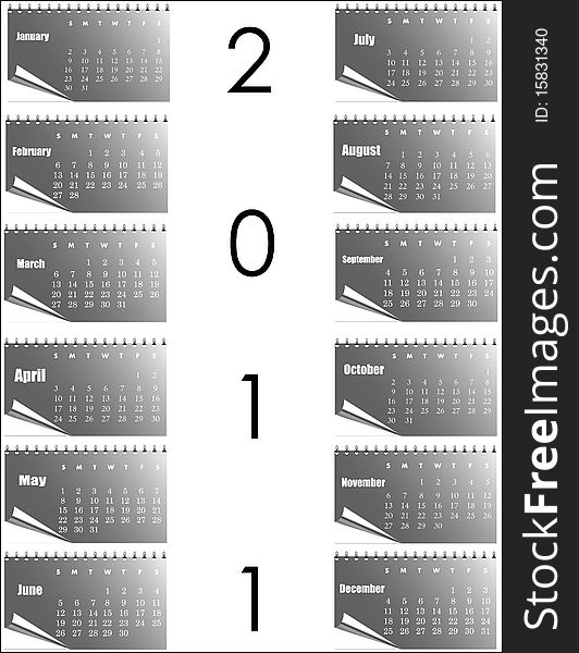 Abstract creative Calendar for Vector design. Abstract creative Calendar for Vector design