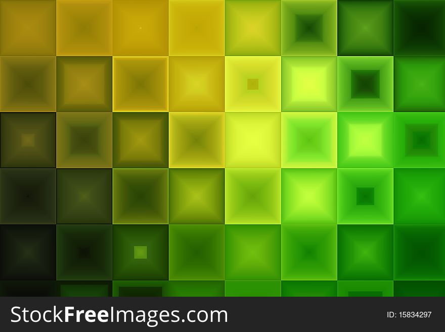 Green squares background beautiful texture. Green squares background beautiful texture