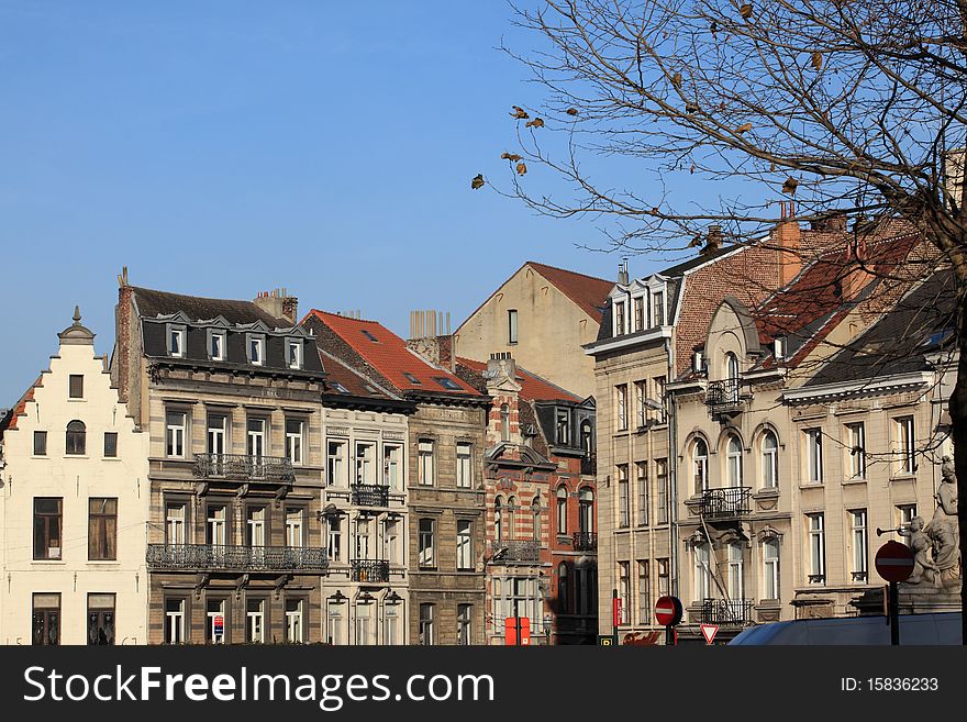 Old traditional home at Brussels, Belgium. Old traditional home at Brussels, Belgium.