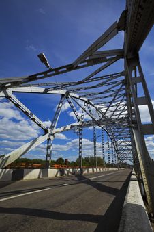 Metal Frame And Bridge Royalty Free Stock Photos Metal Frame And Bridge Royalty Free Stock Photos