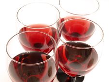 Red Wine Glasses Stock Photography Red Wine Glasses Stock Photography