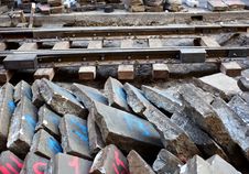 Restoration Of Tram Tracks Royalty Free Stock Photos Restoration Of Tram Tracks Royalty Free Stock Photos