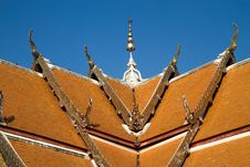 The Roof Of A Buddhist Temple Stock Photography The Roof Of A Buddhist Temple Stock Photography