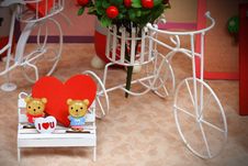 Beautiful Love Chair In Garden Royalty Free Stock Photo