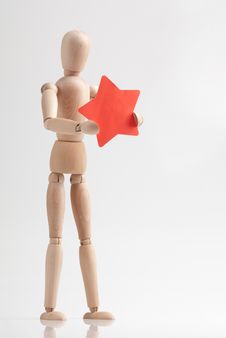 Red Star Label Stock Photo Red Star Label Stock Photo