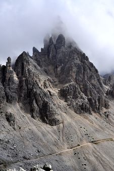 Landscape Dolomites - Monte Paterno Stock Images Landscape Dolomites - Monte Paterno Stock Images