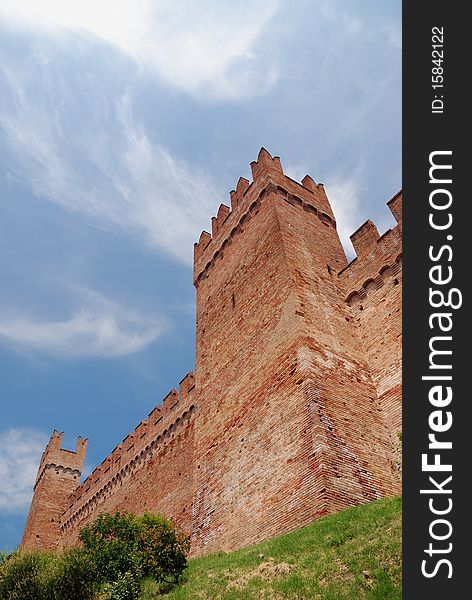 Watchtower of gradara' s castle in rimini