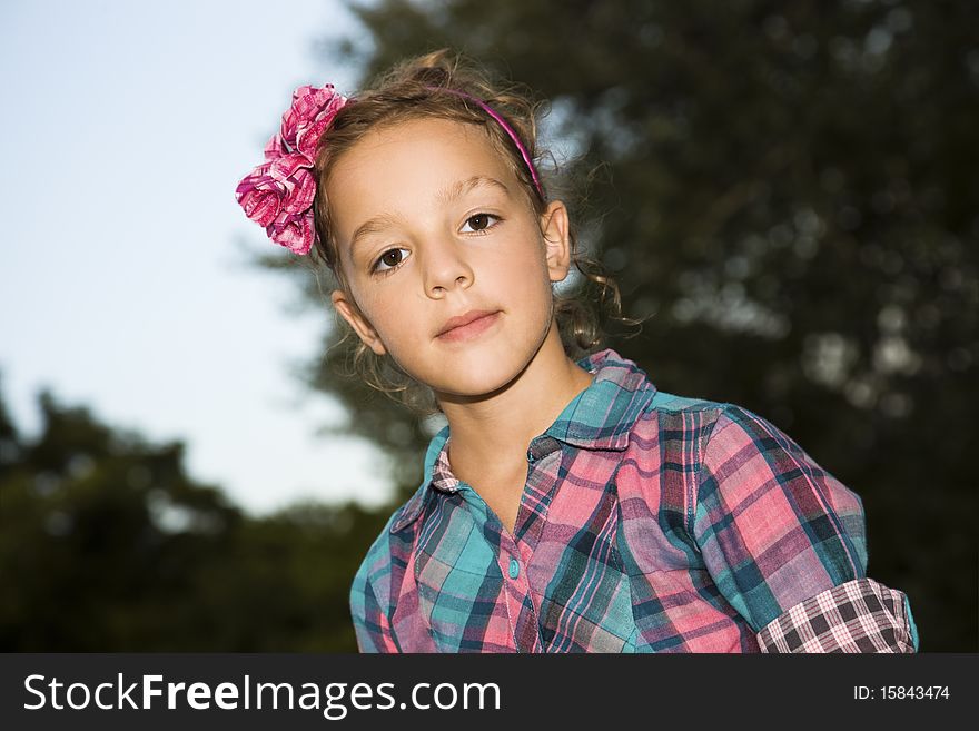 Little Girl in the park.