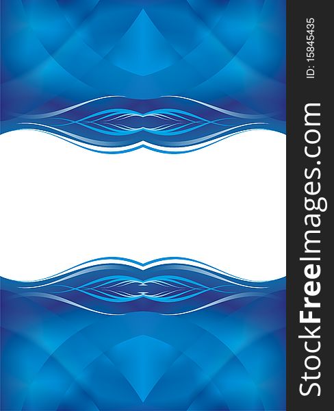 Abstract background blue on white background