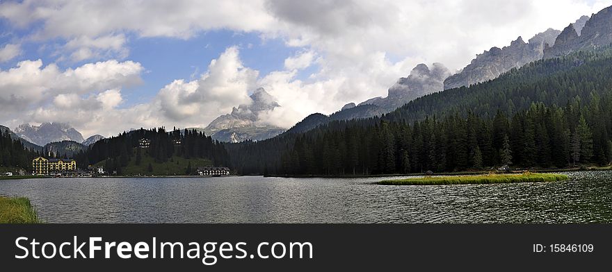 Landscape Dolomites of northern Italy