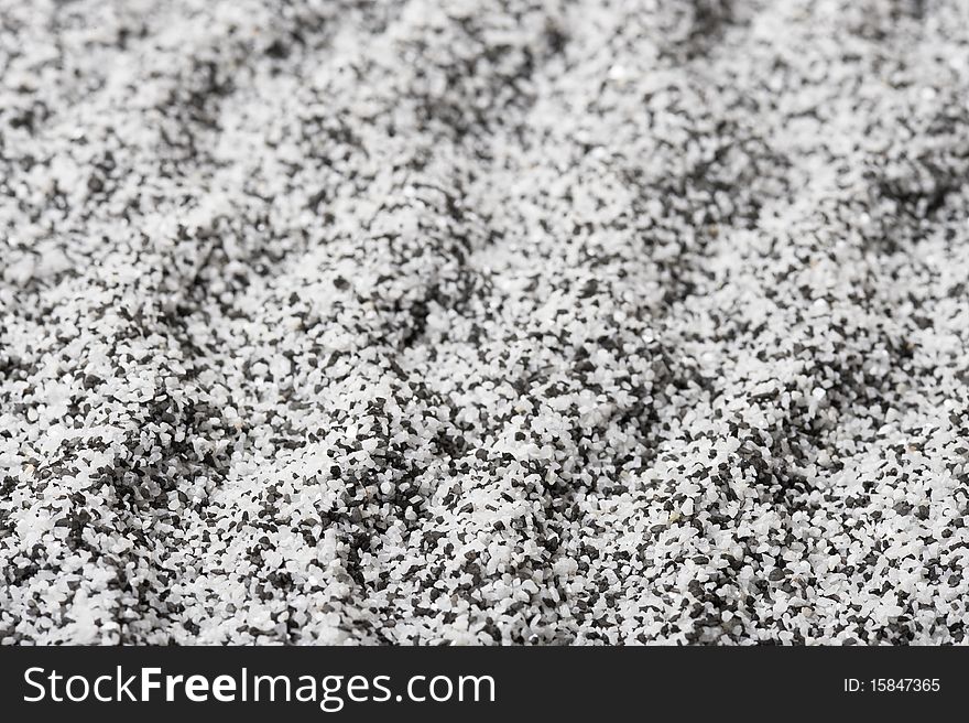 Background with sand. Grey stone. Background with sand. Grey stone