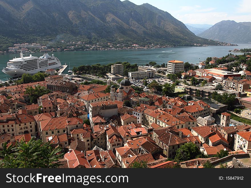 Bay of Kotor, Montenegro in Summer