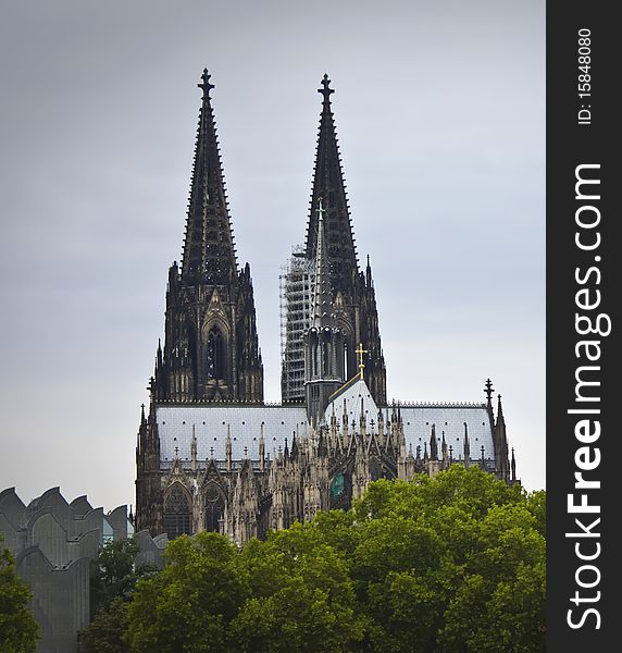 Famous historical building in centre of Cologne, Germany. Famous historical building in centre of Cologne, Germany