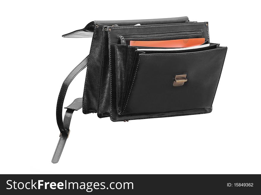 The image of briefcase under white background
