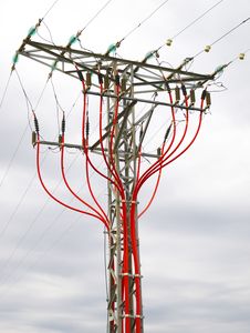 Reliance Power Line Stock Photo Reliance Power Line Stock Photo
