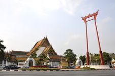 Sao Chingcha Wat Suthat Bangkok Stock Photography Sao Chingcha Wat Suthat Bangkok Stock Photography