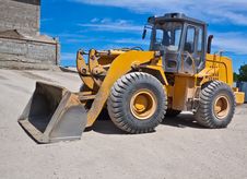 Yellow Loader Royalty Free Stock Photography Yellow Loader Royalty Free Stock Photography
