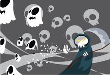 The Grim Reaper Royalty Free Stock Photo