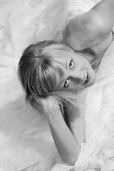 Beautiful Sexy Blond Woman In BW Royalty Free Stock Photo Beautiful Sexy Blond Woman In BW Royalty Free Stock Photo