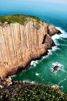 Steep Cliff Sea Stock Photo Steep Cliff Sea Stock Photo