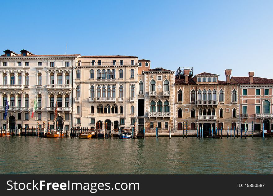 Venetians  Houses On The Grand Canal