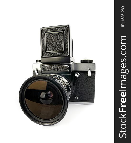 Vintage medium format film camera