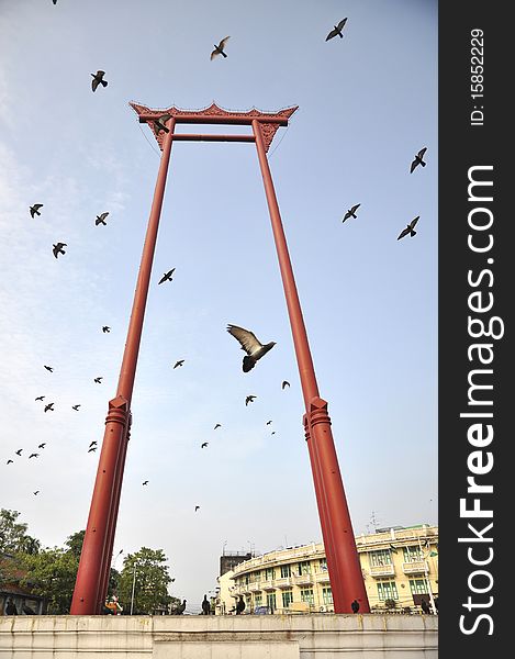 Giant Swing is a place and symbol of the importance of tourism. Giant Swing is a place and symbol of the importance of tourism.