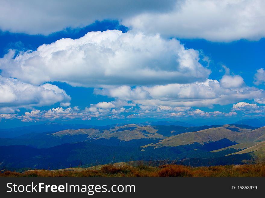 Summer in Carpathian mountains, Ukraine