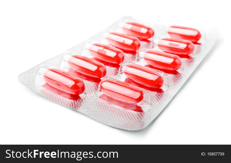 Pack Of Red Capsules