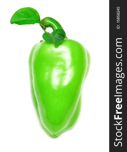 Green Peppers Isolated