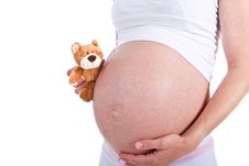 Young Pregnant Woman Royalty Free Stock Photography