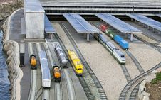 Electrics Trains Royalty Free Stock Photo Electrics Trains Royalty Free Stock Photo