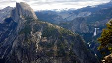 Half Dome And The Yosemite Valley Stock Photos Half Dome And The Yosemite Valley Stock Photos