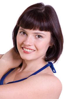 Close-up Of A Young Woman Smiling Royalty Free Stock Photo Close-up Of A Young Woman Smiling Royalty Free Stock Photo
