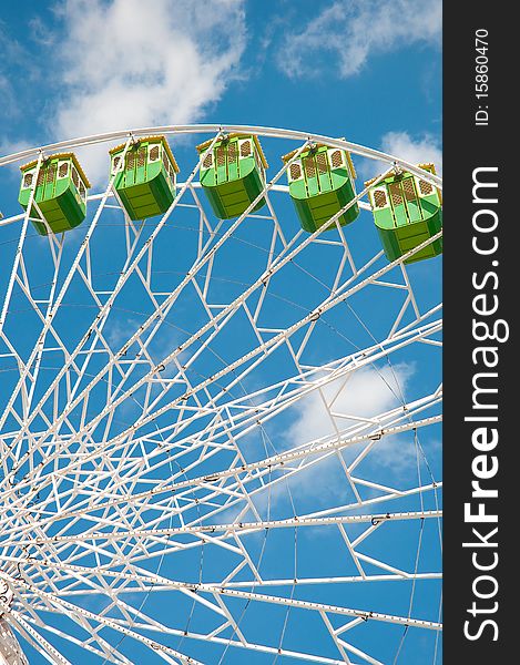 Ferris wheel on a fair