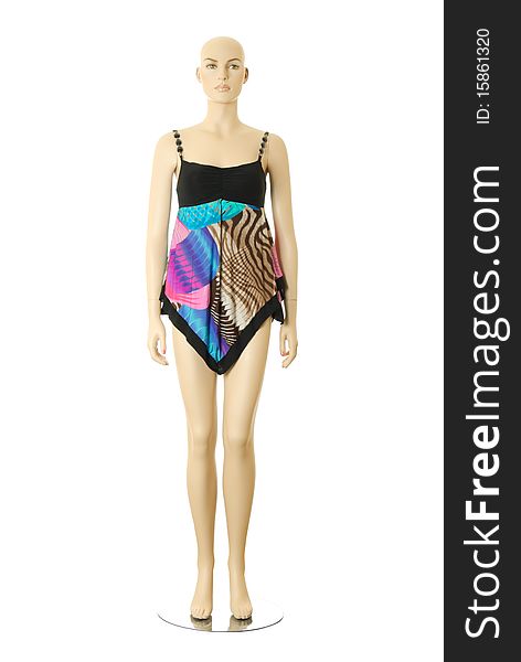 Mannequin In Beach Dress| Isolated