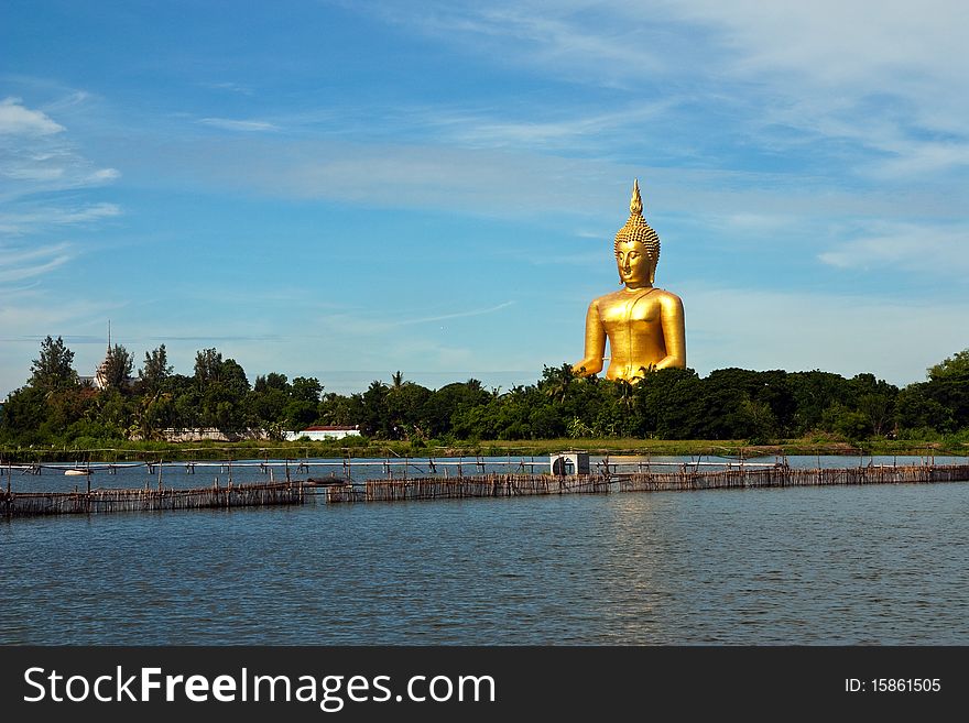 The bigest buddha image in thailand. The bigest buddha image in thailand