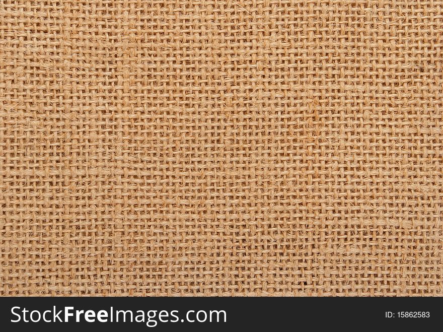 A clear jute fabric background