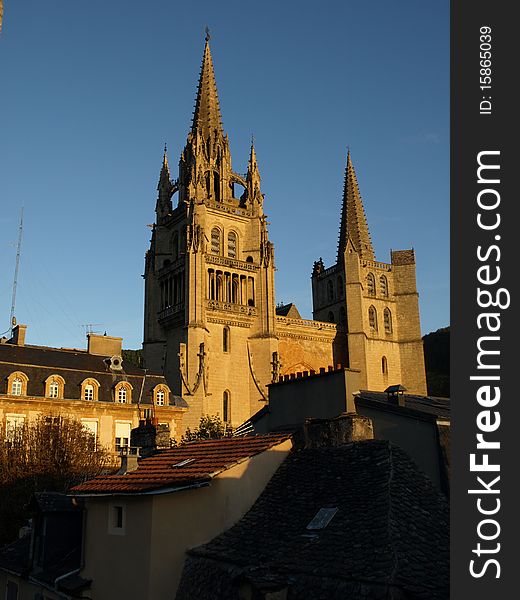 France, city Mand Gothic Castle