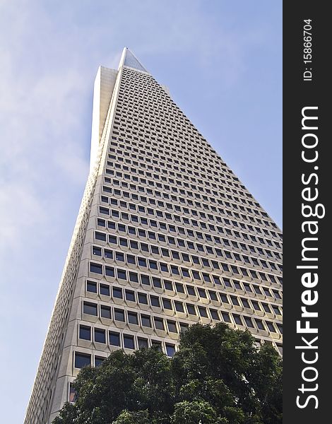 Modern financial building in San fransico. Modern financial building in San fransico